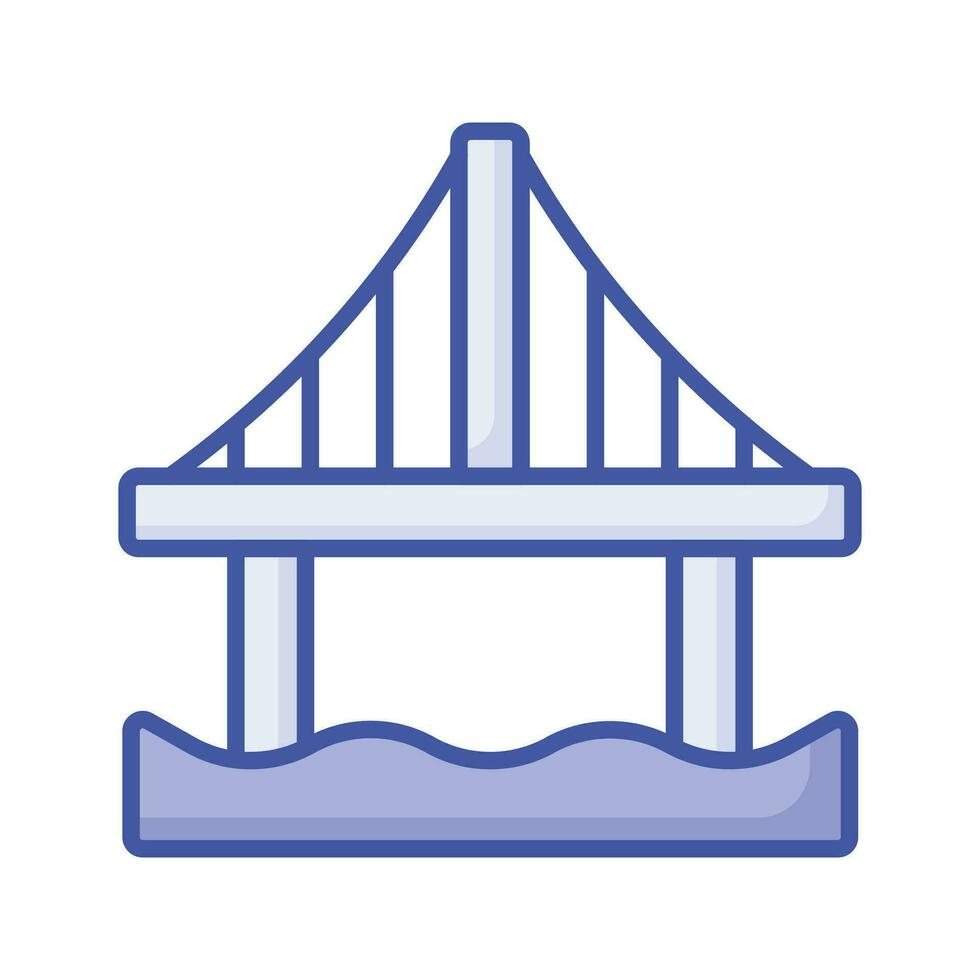 puente vector diseño, aislado en blanco antecedentes