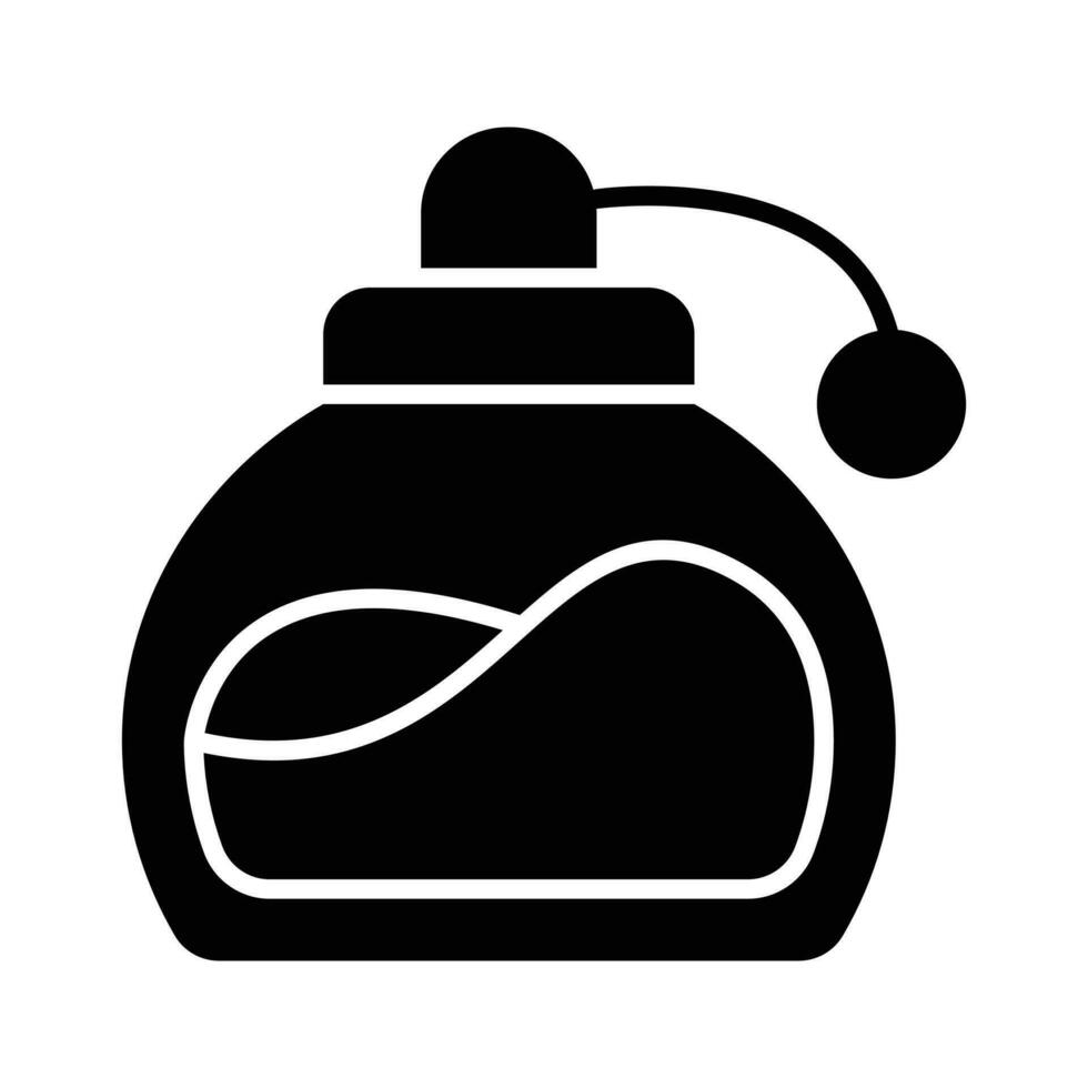 Scalable icon of perfume, unique vector of fragrance bottle