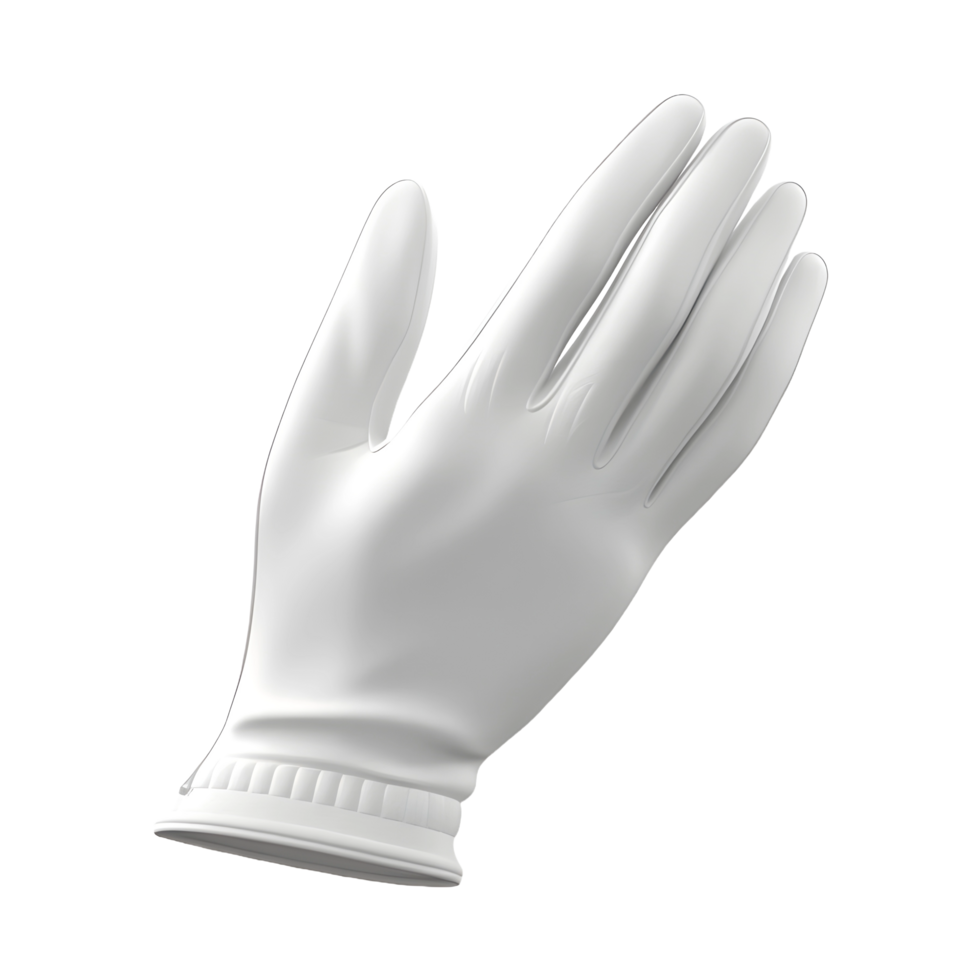 ai généré caoutchouc gants sur transparent Contexte - ai généré png