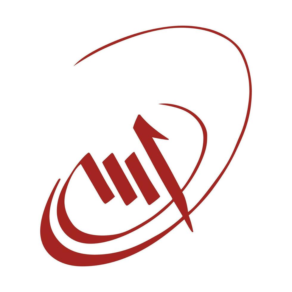 Vector Illustration of Allah in Arabic Writing God Name in Arabic