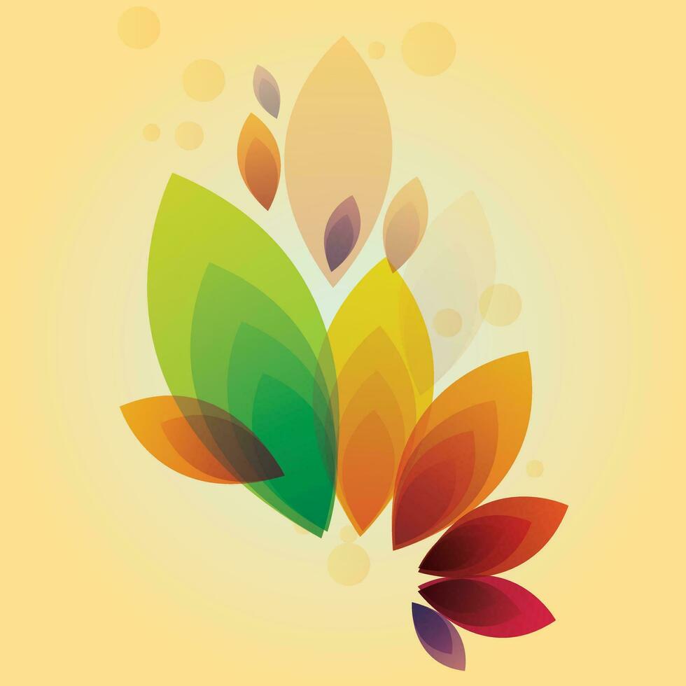 Leaf abstract background, organic concept creative symbol of nature. vector