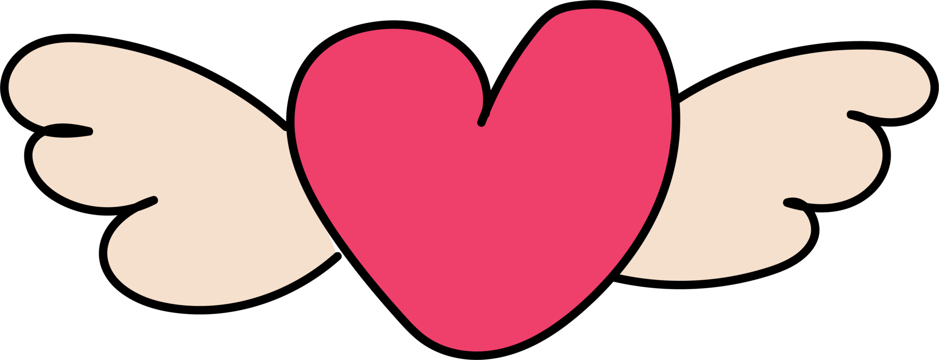 Heart doodle illustration on transparent background. 35865915 PNG