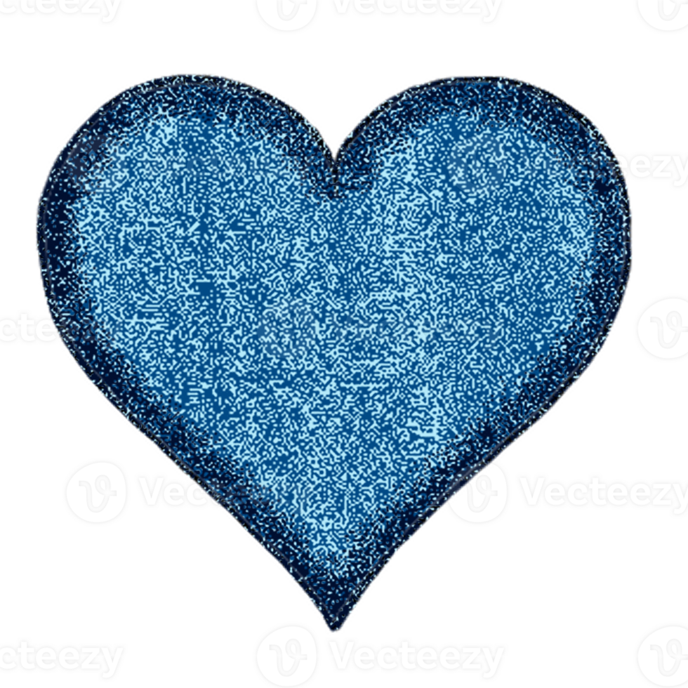 Blue Heart Love 35865923 PNG