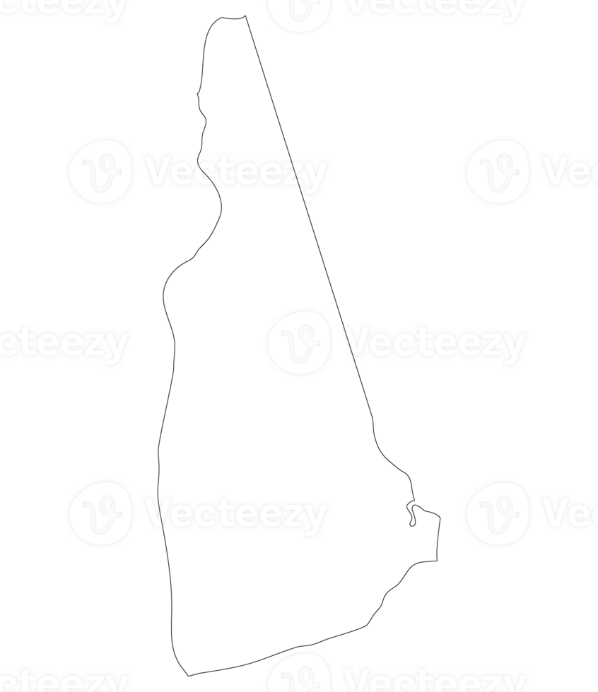 ny hampshire stat Karta. Karta av de oss stat av ny hampshire. png