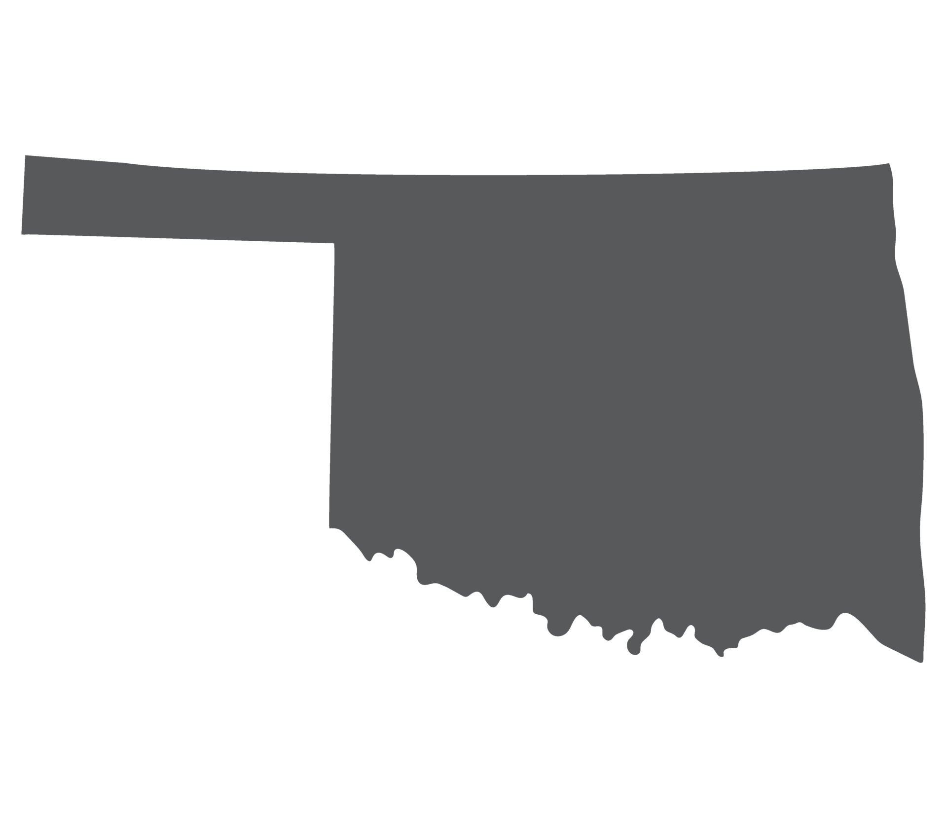 Map of Oklahoma. Oklahoma map. USA map 35866231 PNG