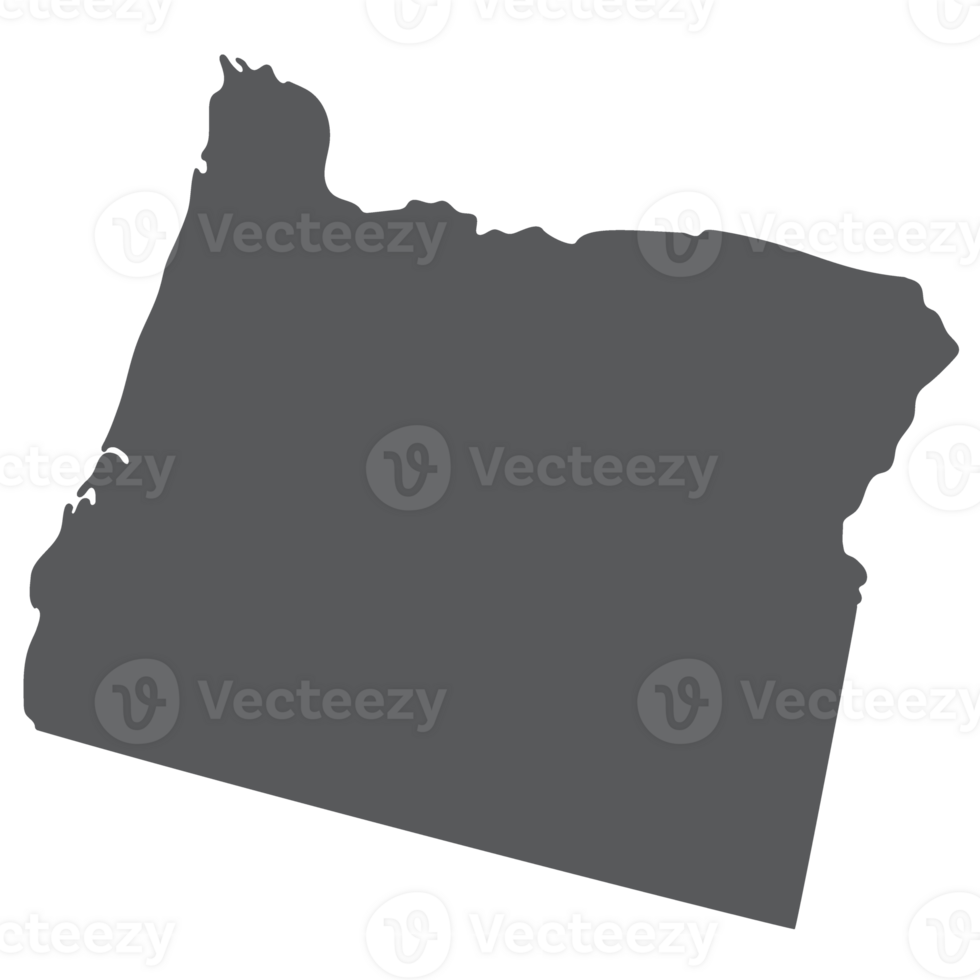 Oregon Map. Map of Oregon. USA map png