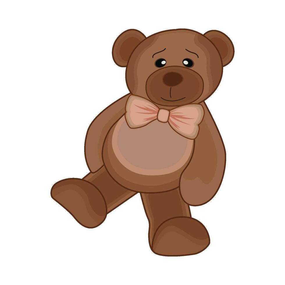 illustration of teddy bear vector