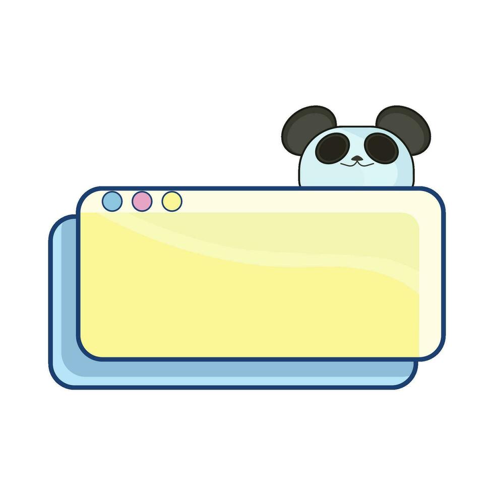 illustration of text box vector