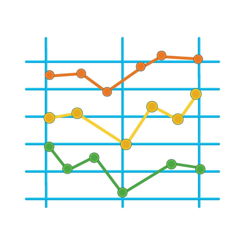 illustration of statistics vector