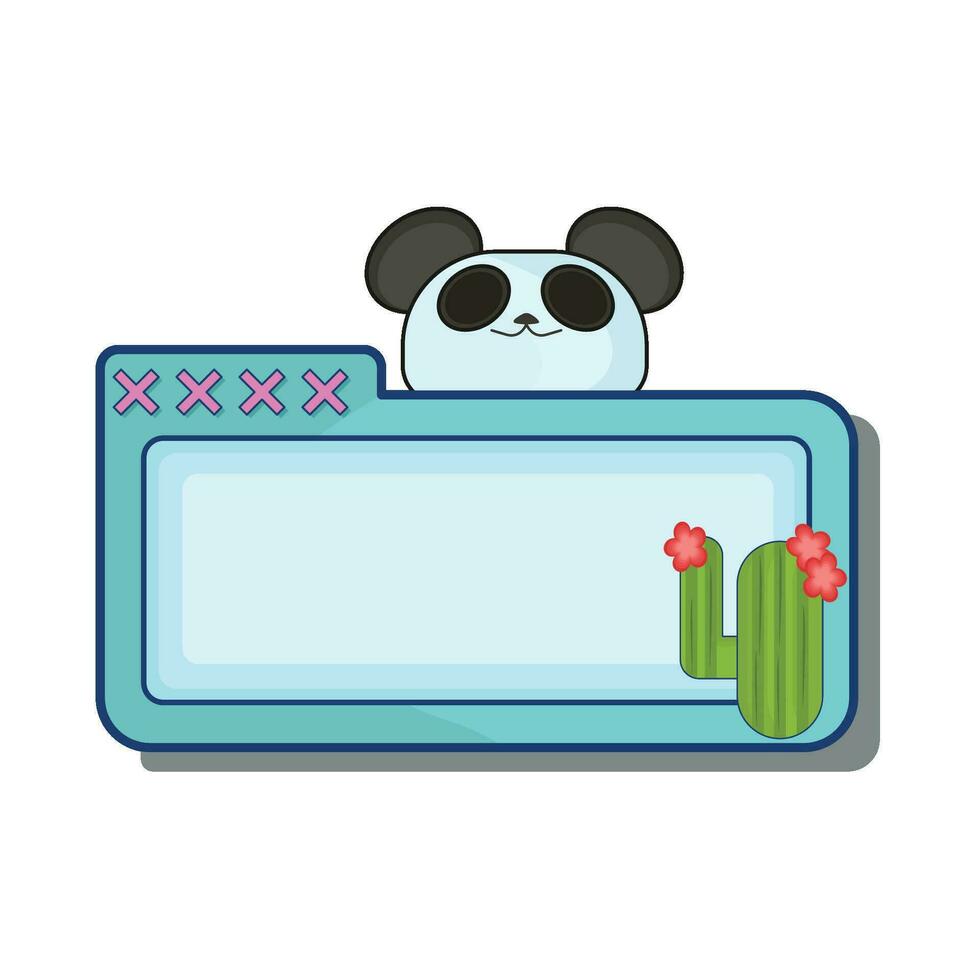 illustration of text box vector
