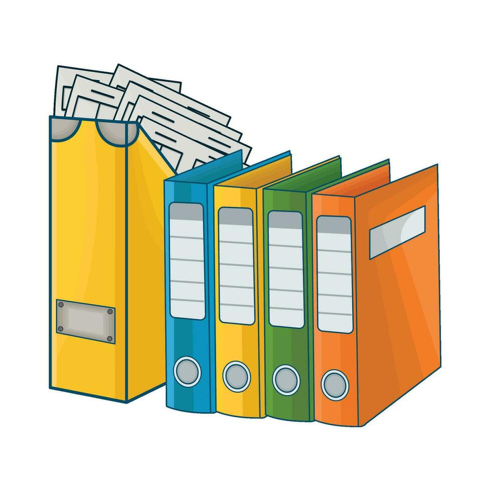 illustration of folder vector