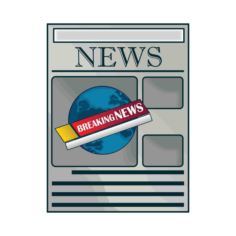 illustration of news vector