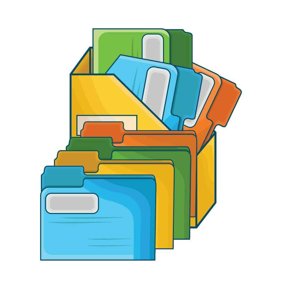 illustration of folder vector