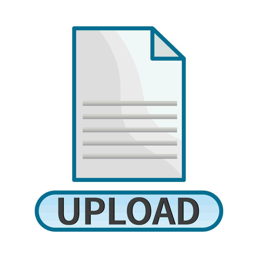 illustration of upload vector