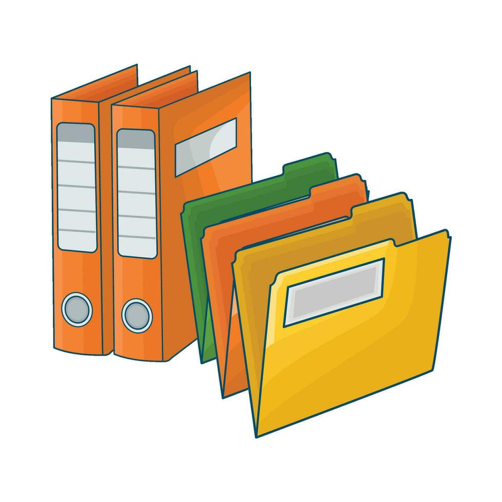 illustration of folder vector