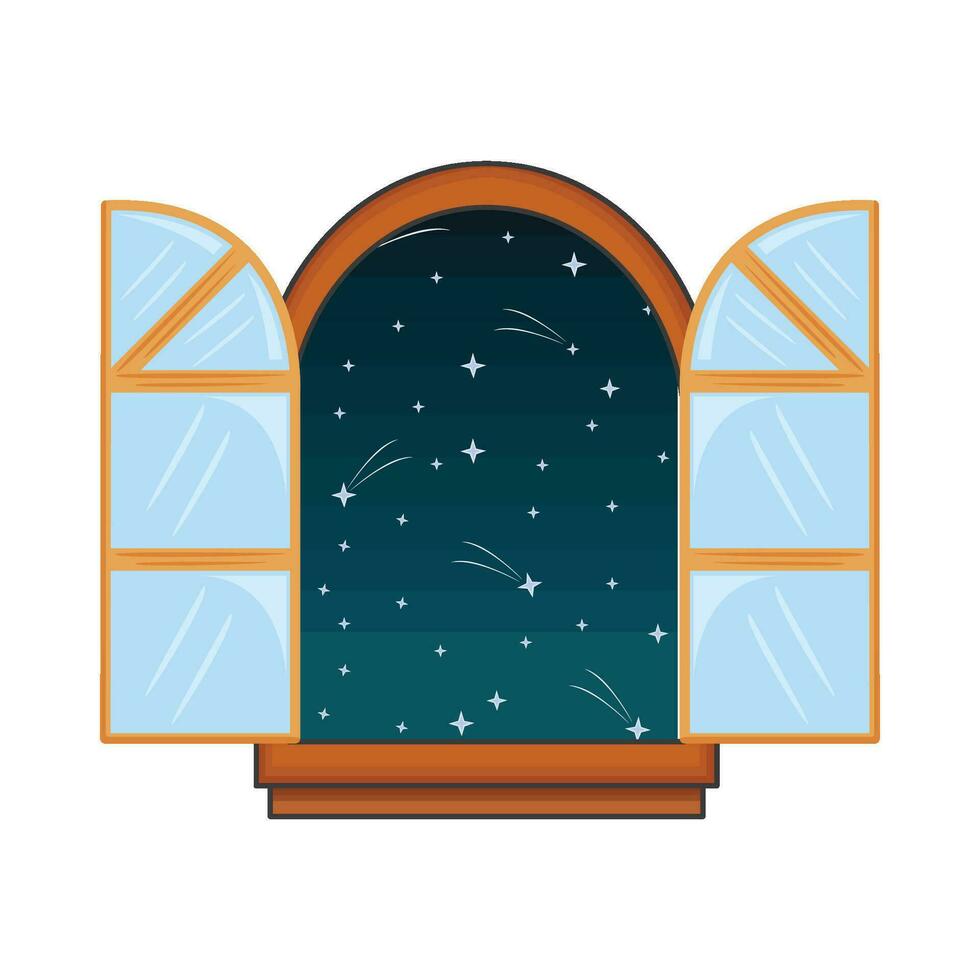 ilustración de ventana vector