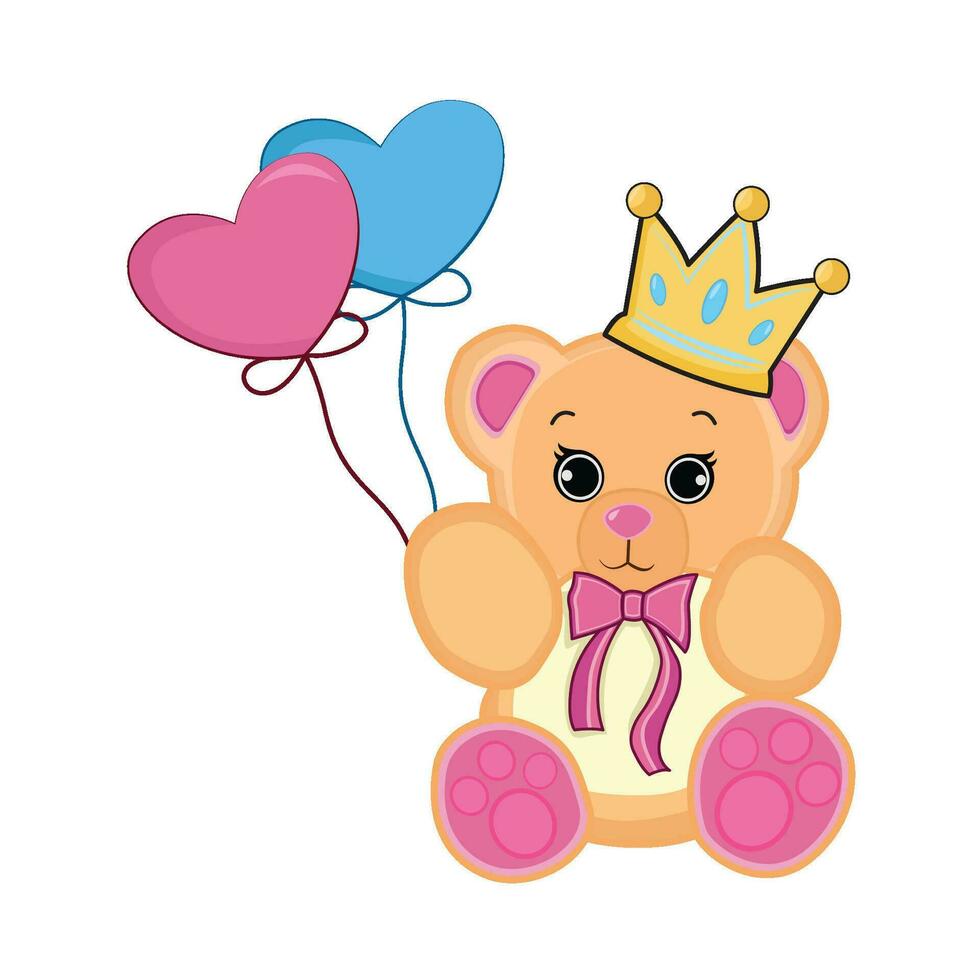 illustration of teddy bear vector