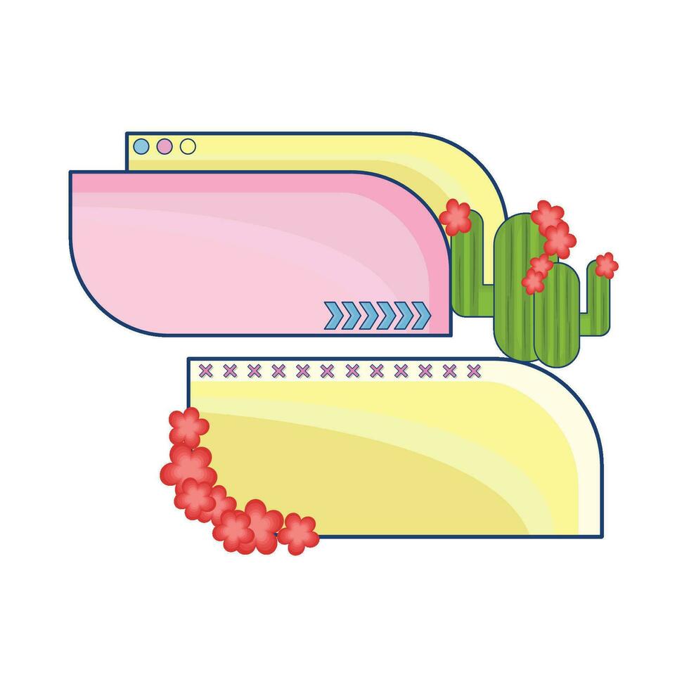 illustration of text box vector
