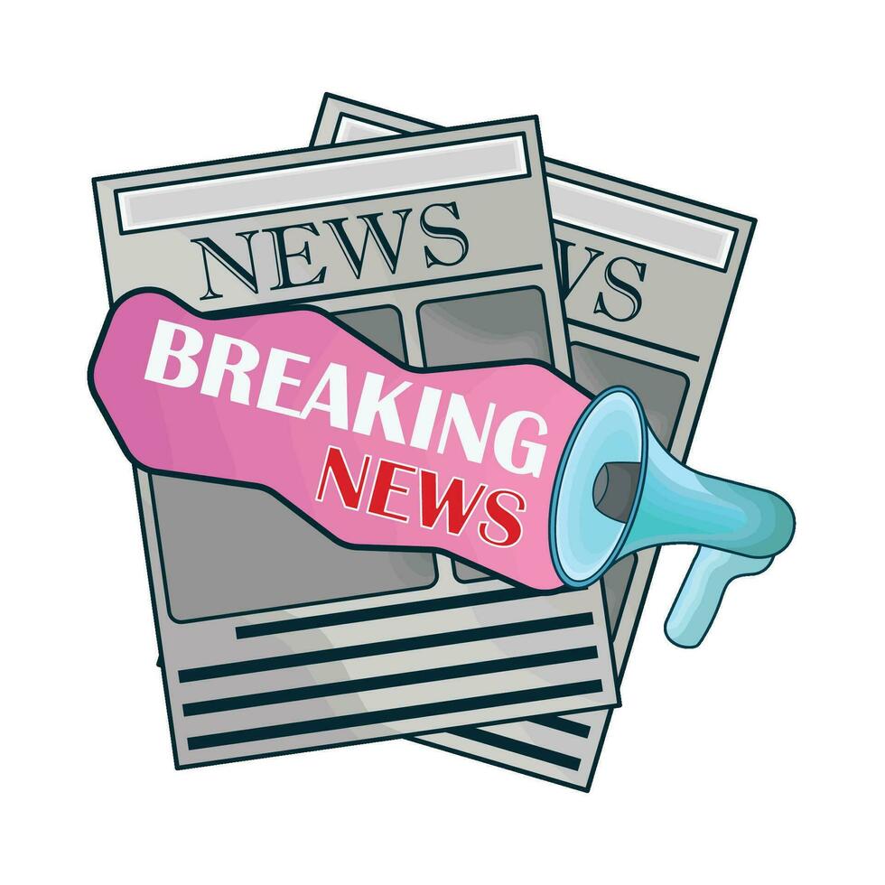 illustration of news vector