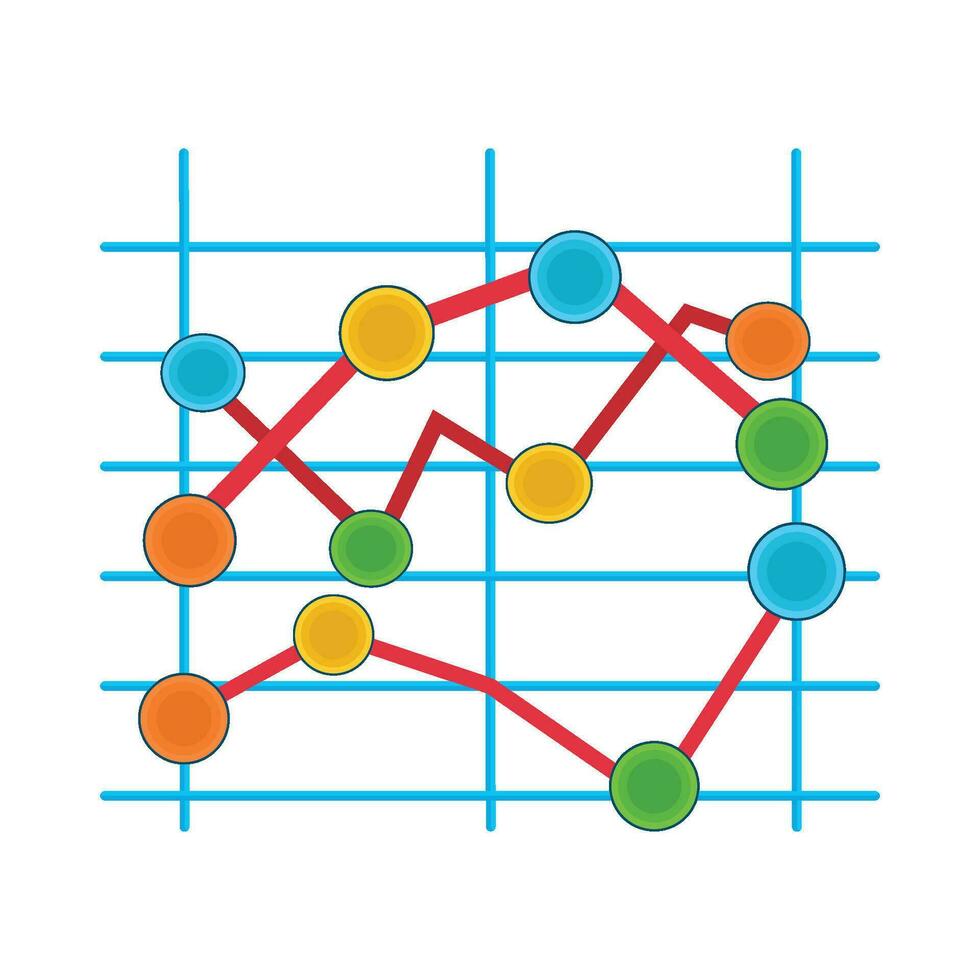 illustration of statistics vector