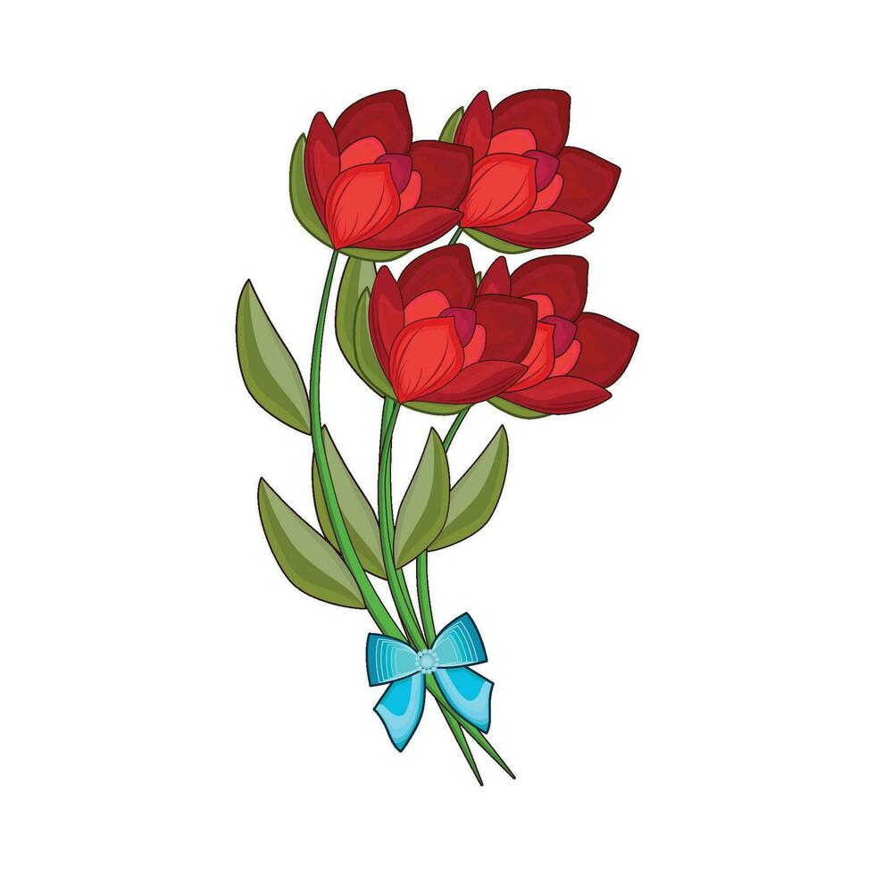 ilustración de flor vector