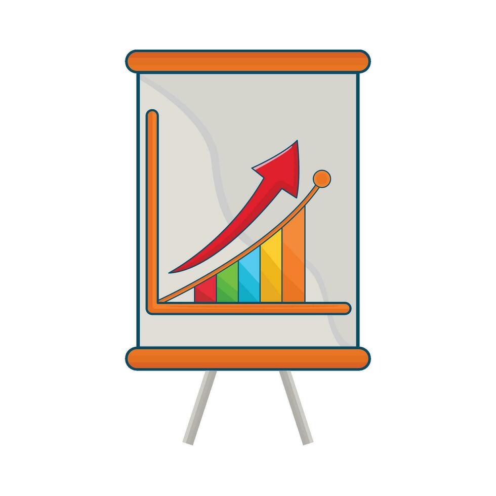 illustration of statistics vector