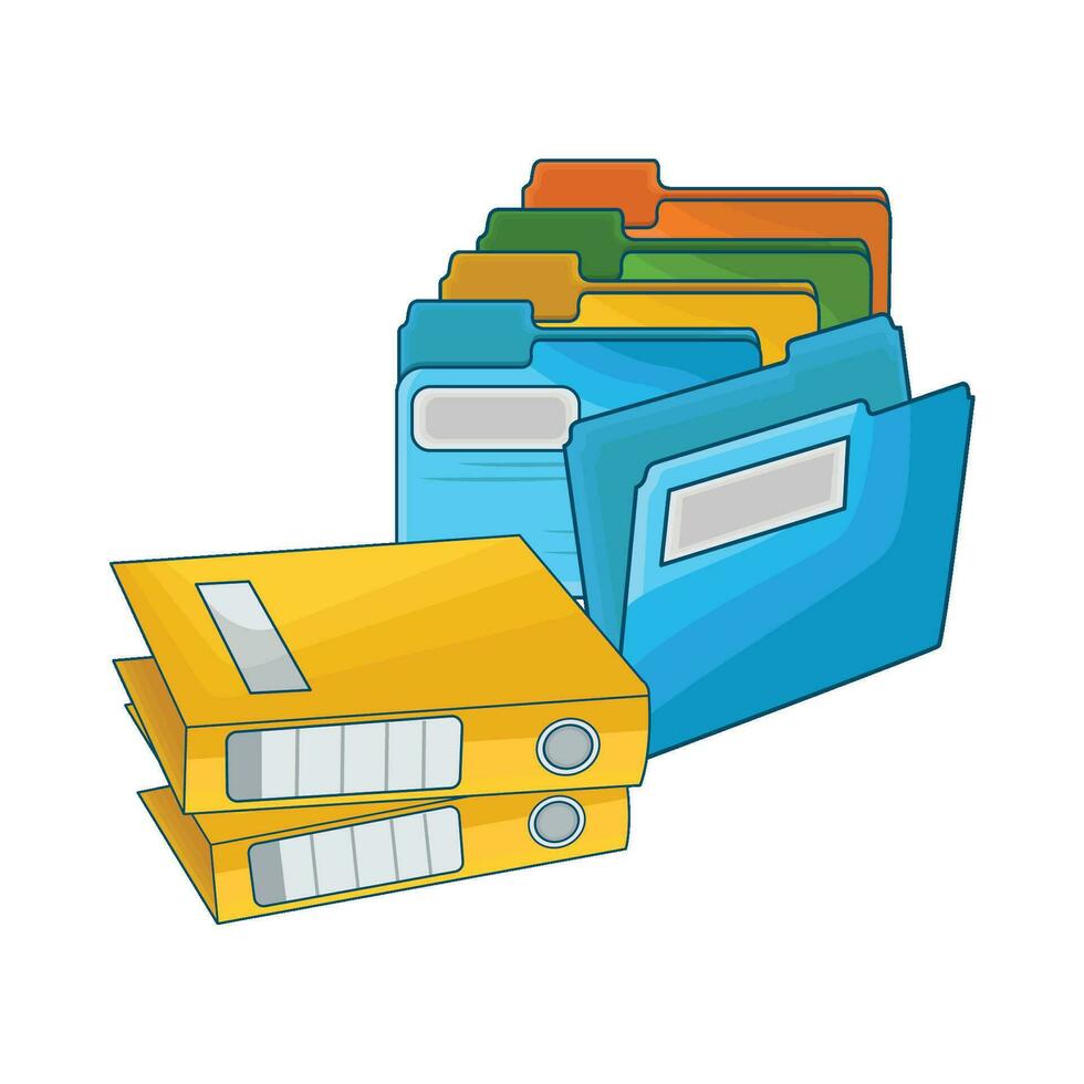 illustration of folder vector