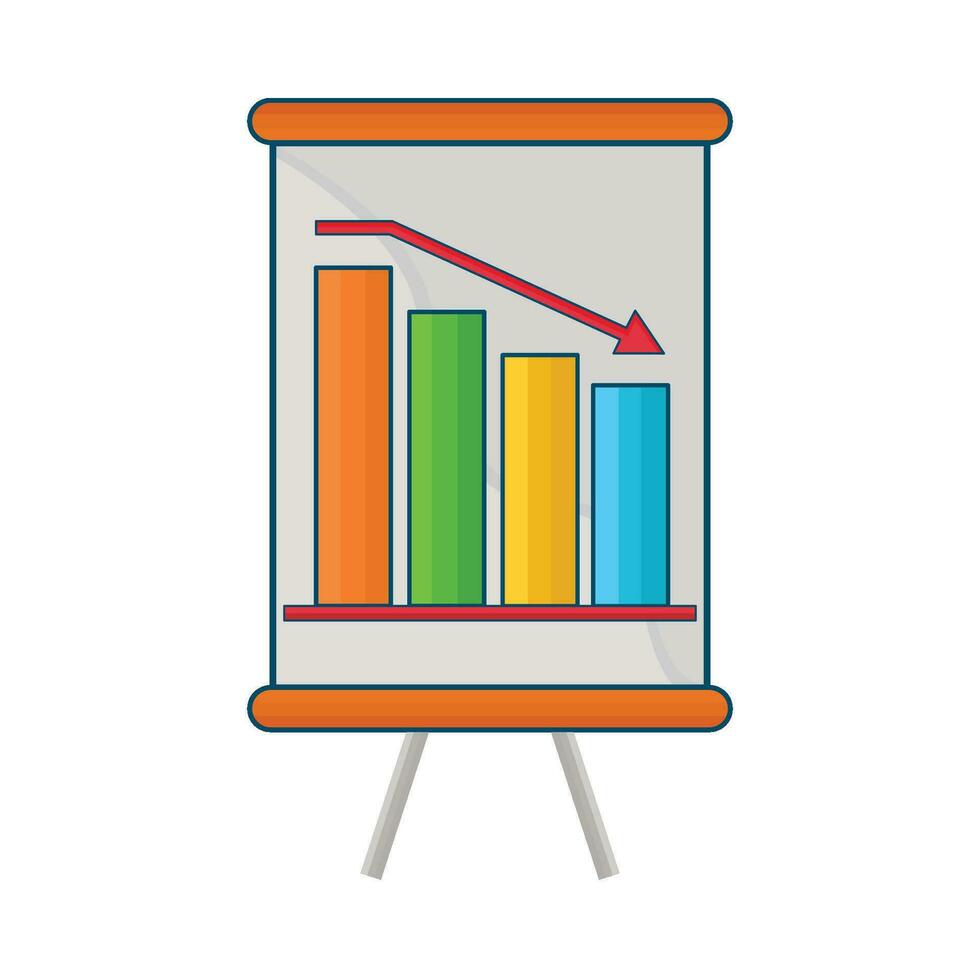 illustration of statistics vector
