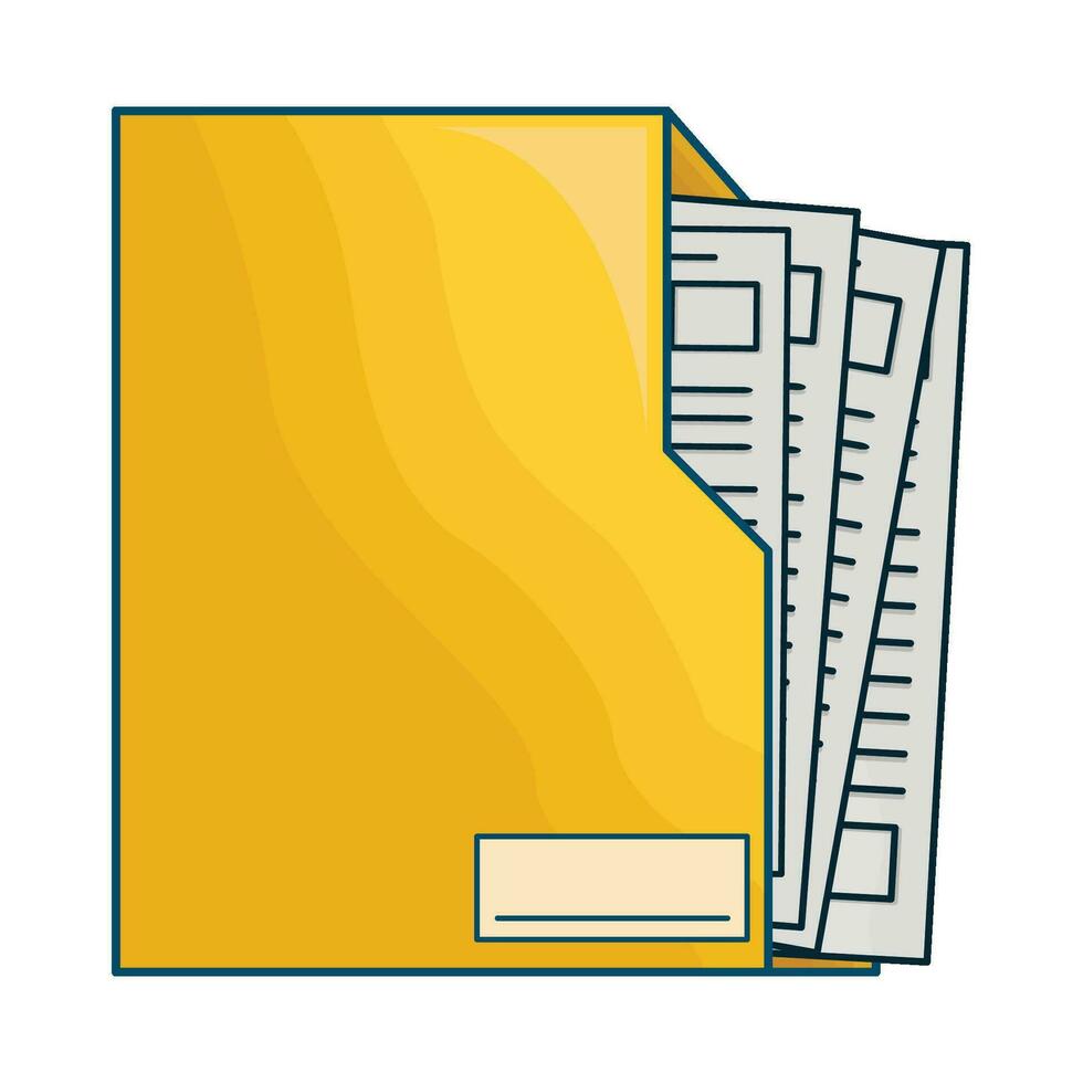 illustration of folder vector