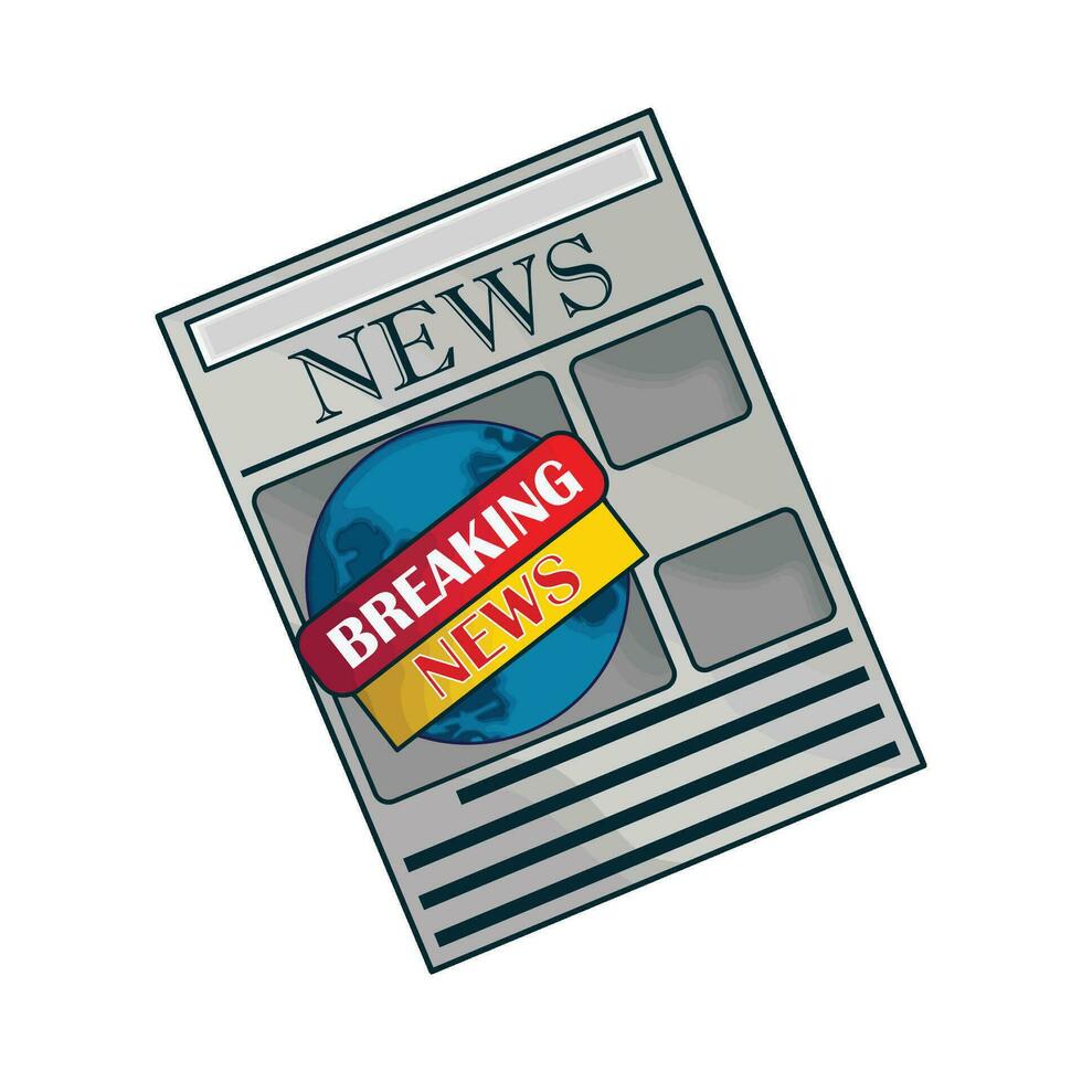 illustration of news vector