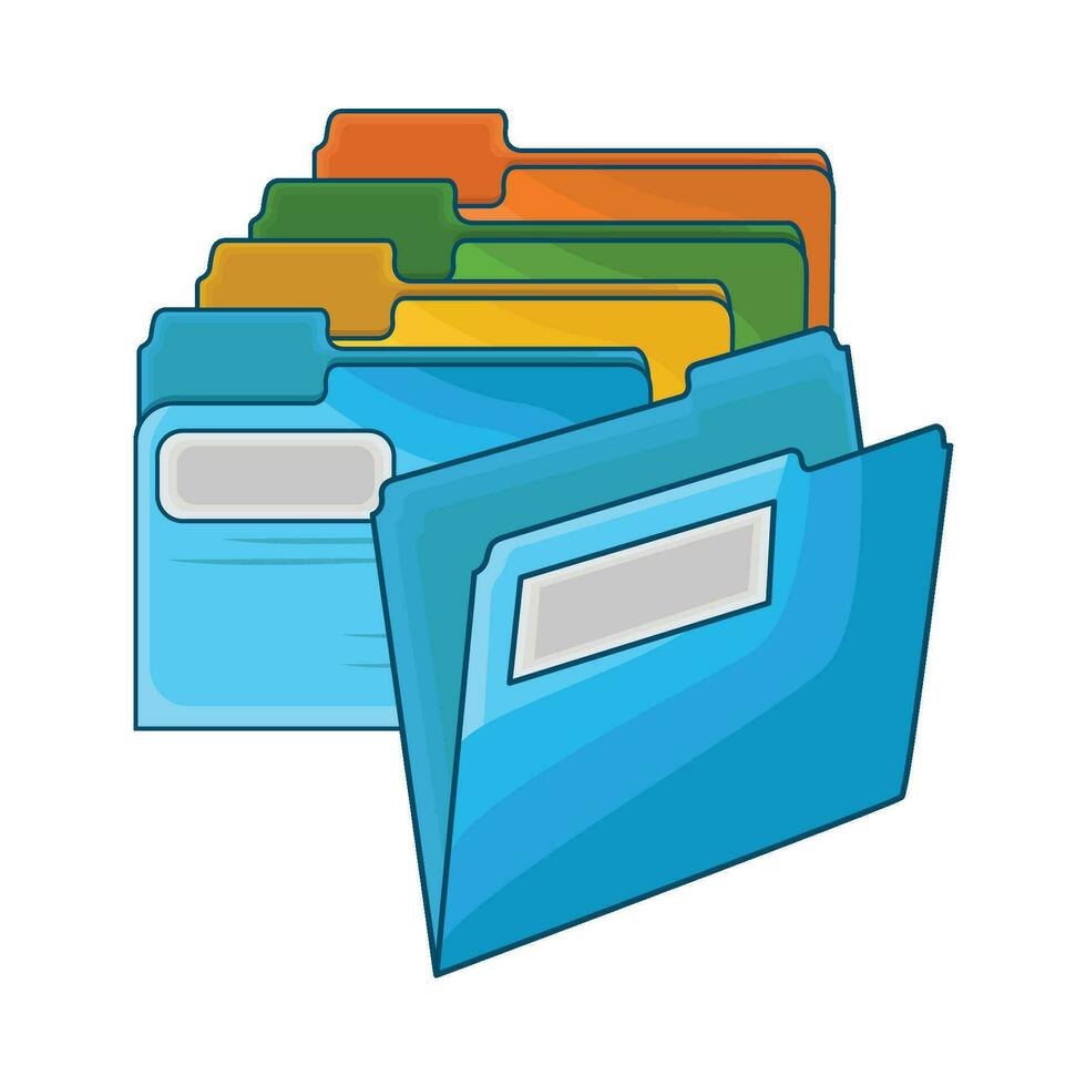 illustration of folder vector