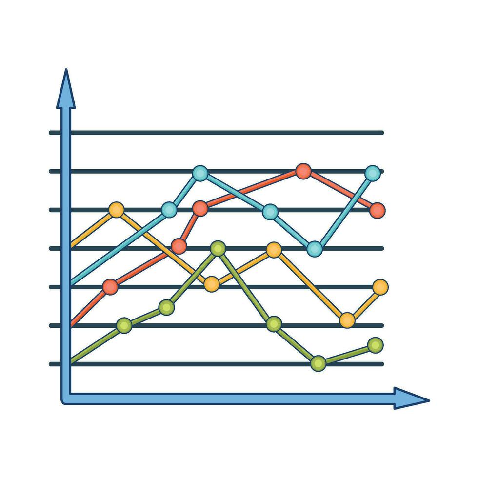 illustration of infographics vector