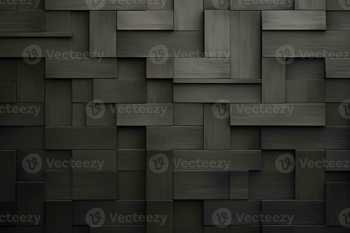 AI generated Gray metallic background with simple geometric shapes. photo