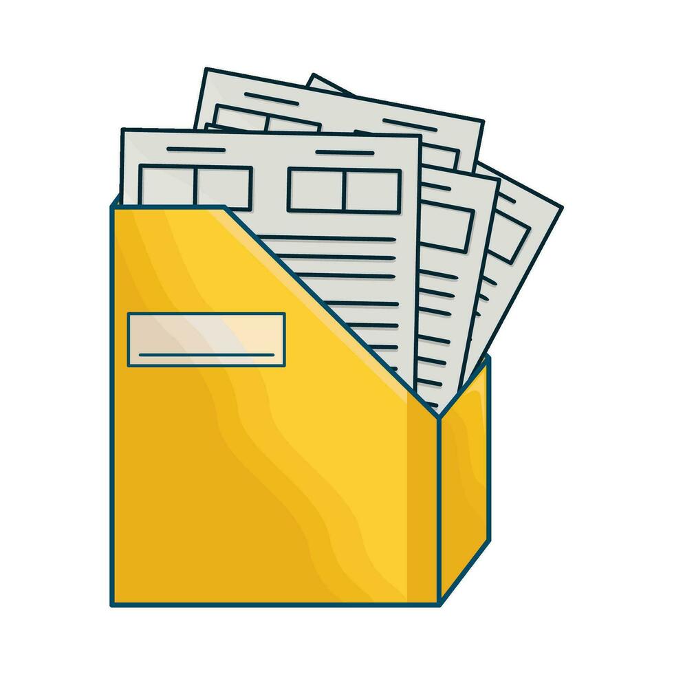 illustration of folder vector