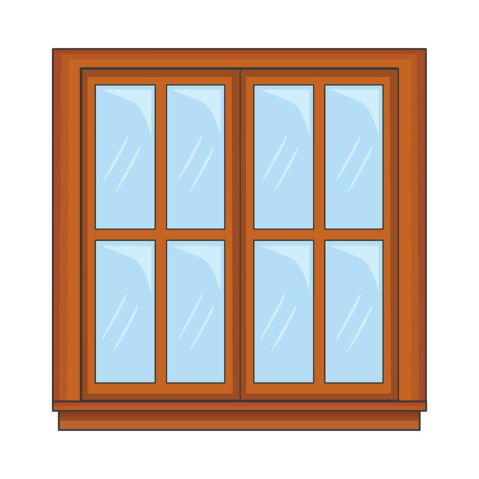 illustration of window vector
