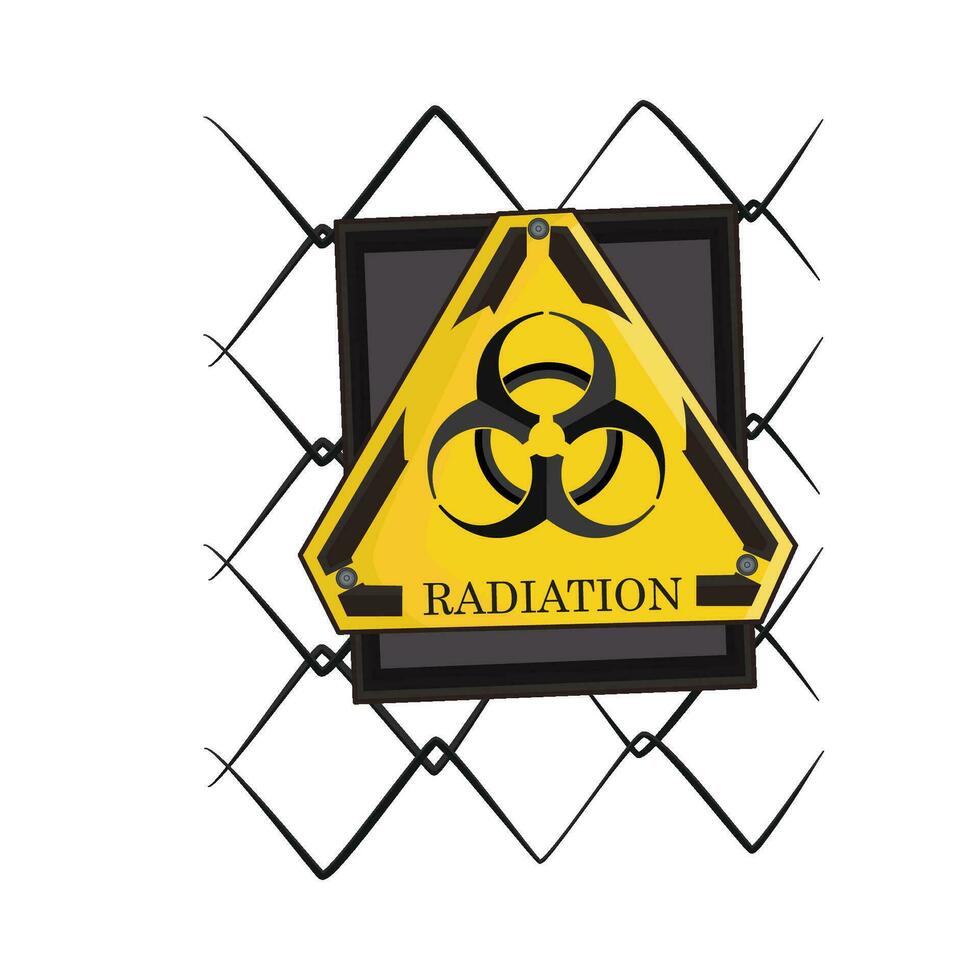 illustration of radiation vector