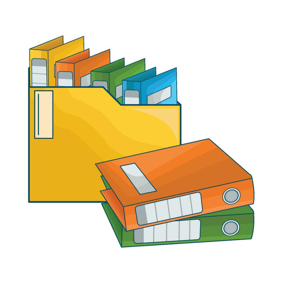 illustration of folder vector