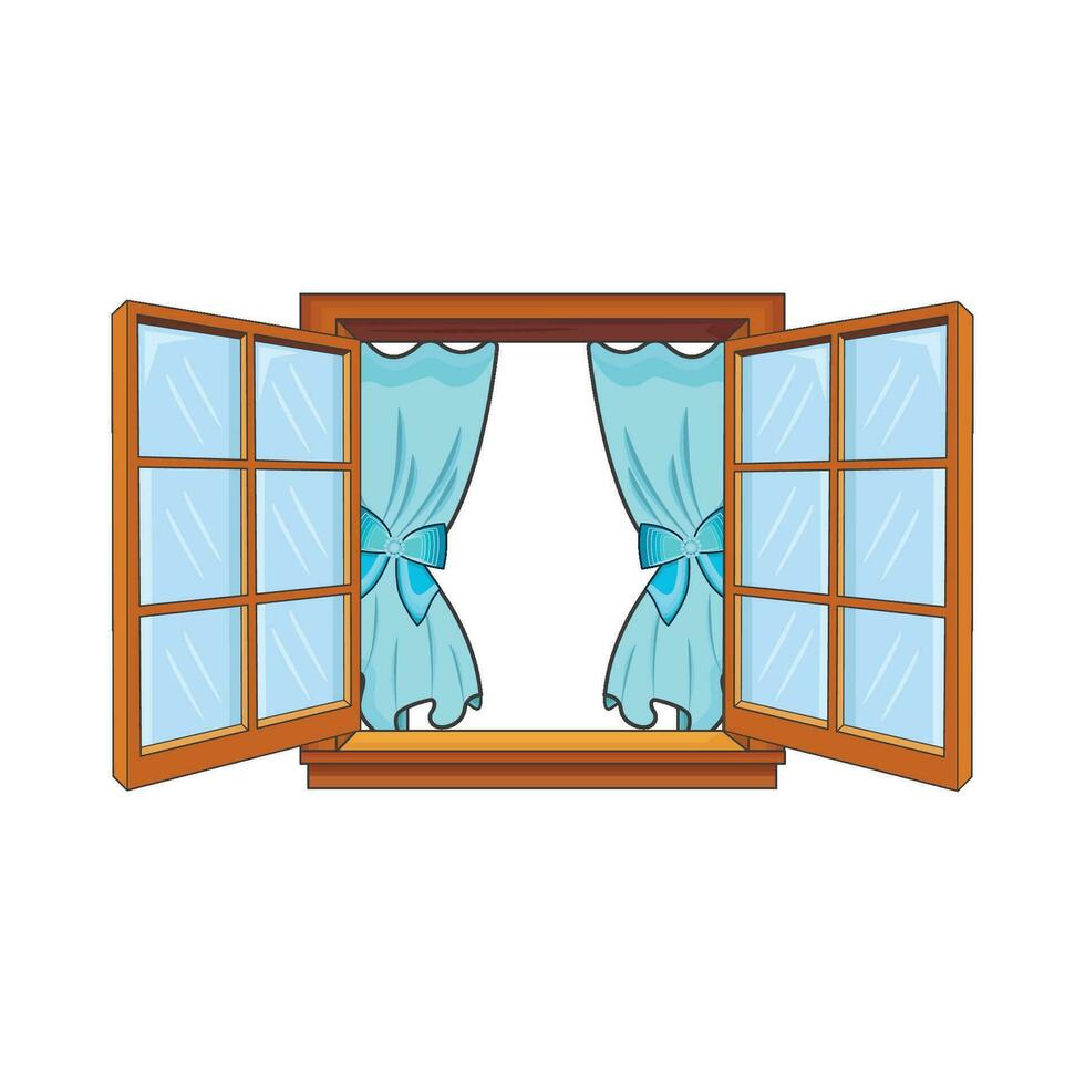 ilustración de ventana vector