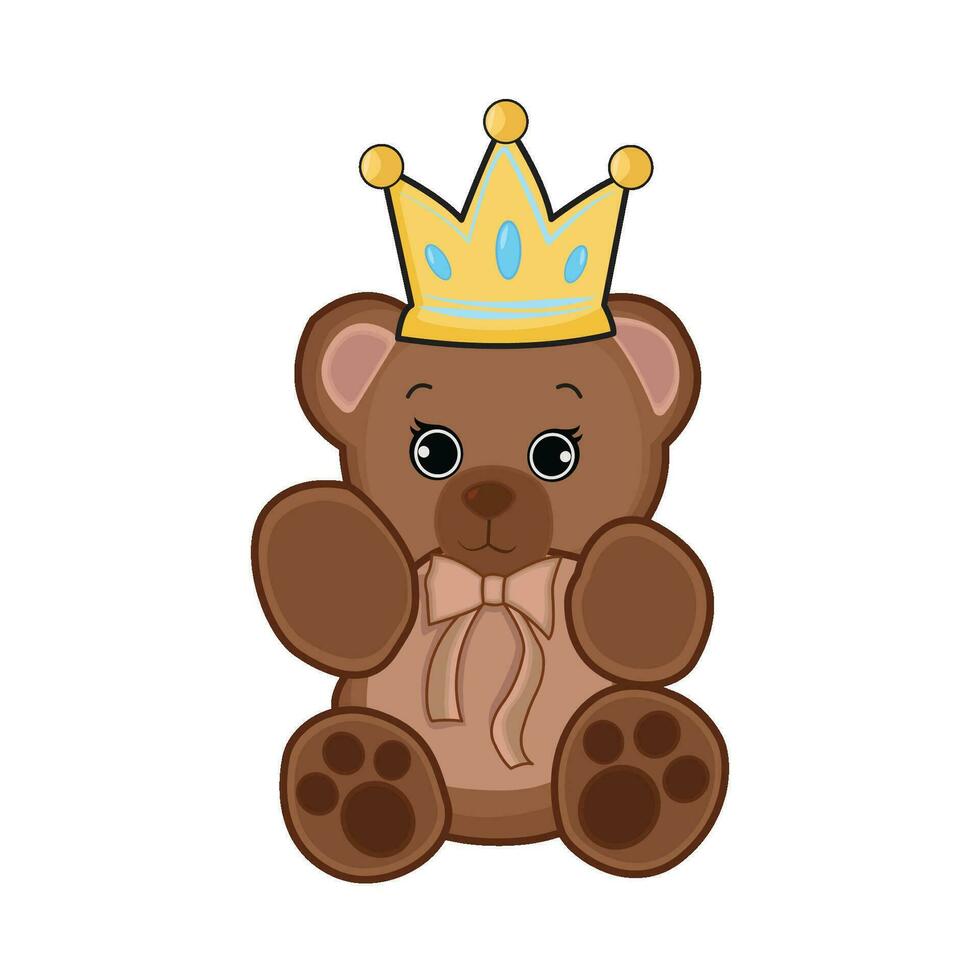 illustration of teddy bear vector