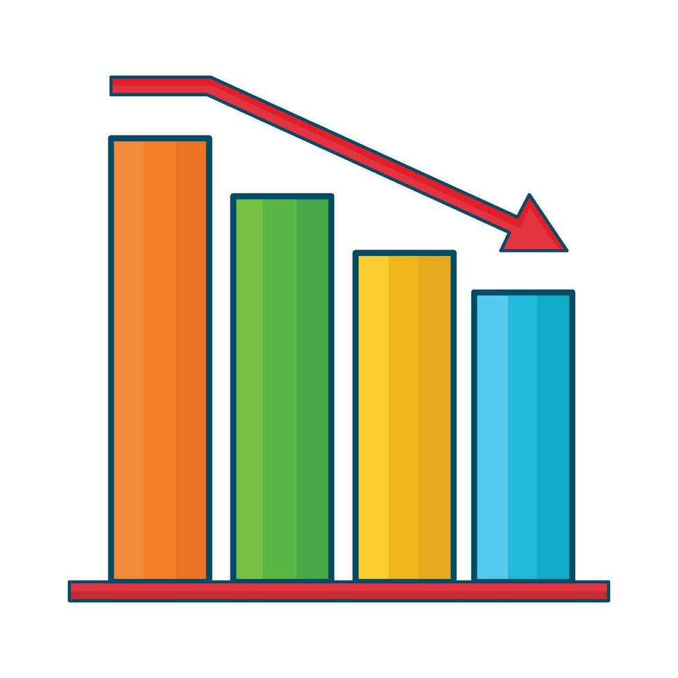 illustration of statistics vector