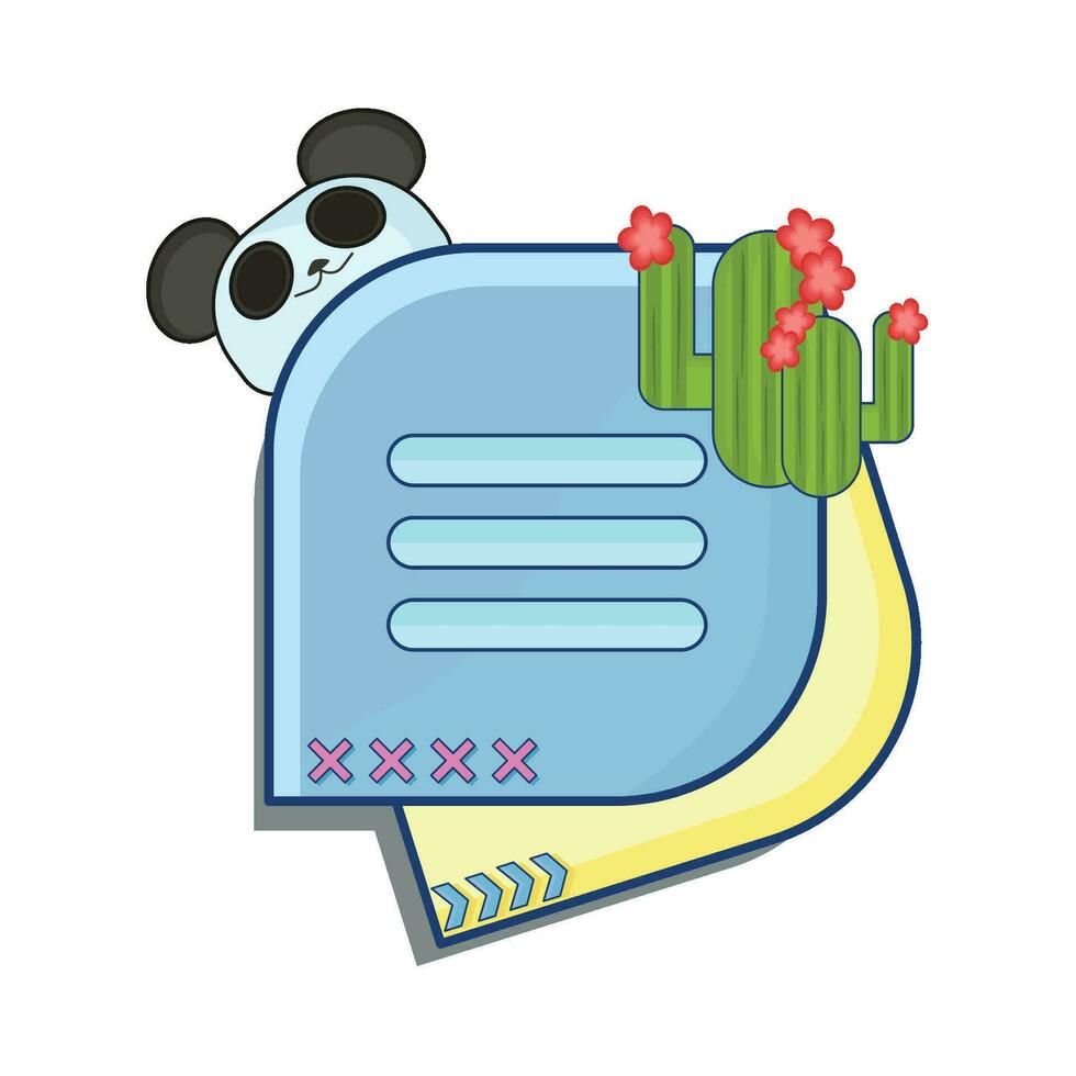 illustration of text box vector