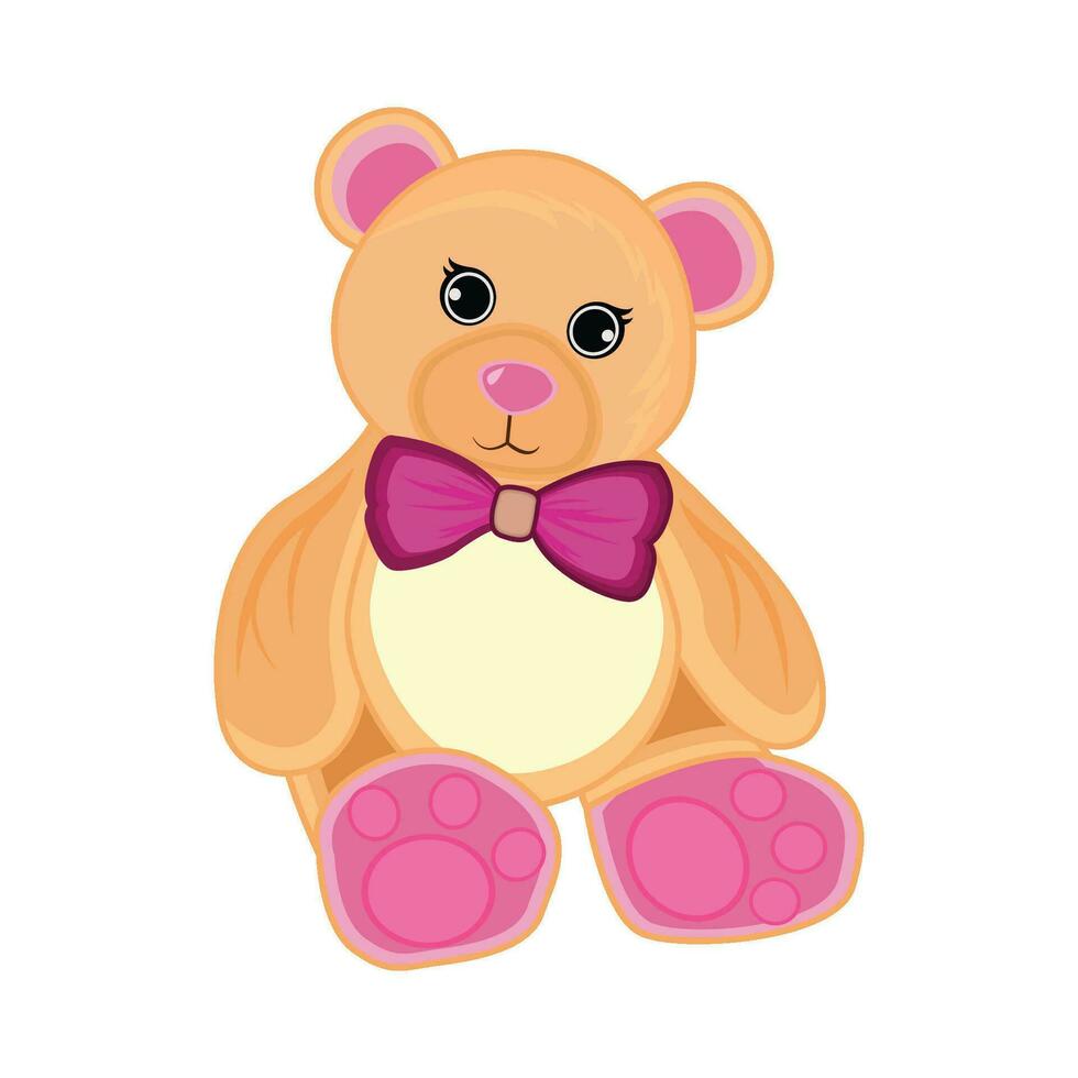 illustration of teddy bear vector