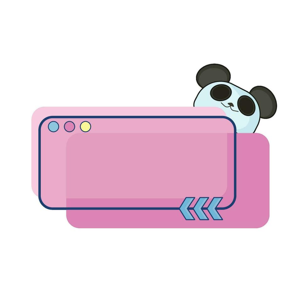 illustration of text box vector