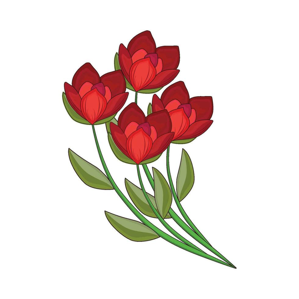 illustration of flower vector
