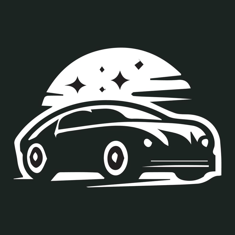 Sports car logo icon. Motor vehicle silhouette emblems. Auto garage dealership brand identity design elements. Vector illustrations.