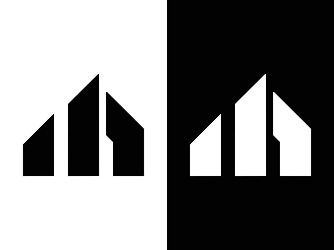 M letter logo design vector