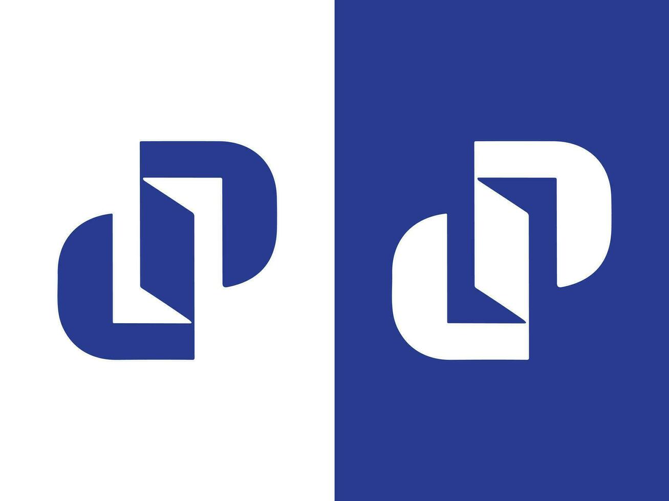 DP letter logo design vector