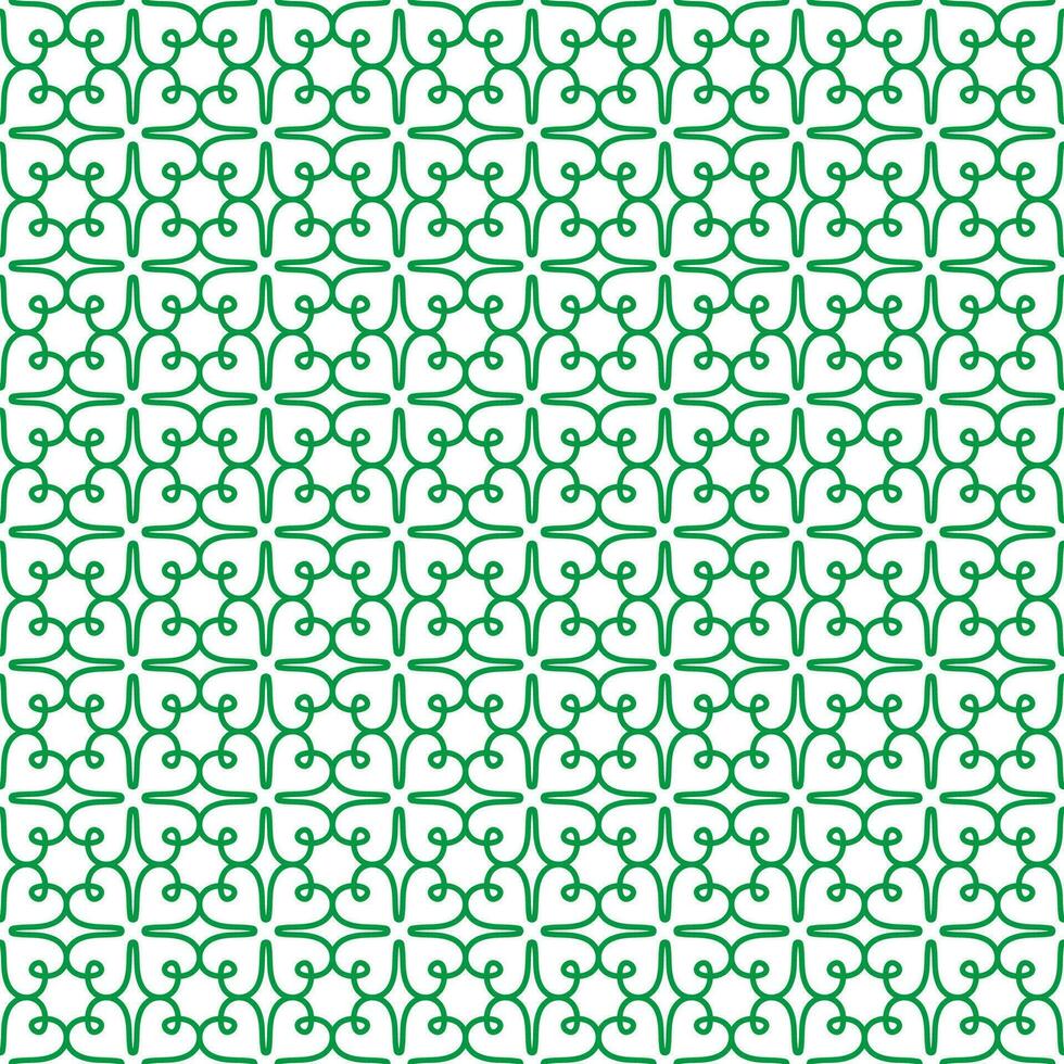 Seamless Clover Leaf Line Pattern Logo Design. Simple Borderless Clover Leaf Pattern Design. vector
