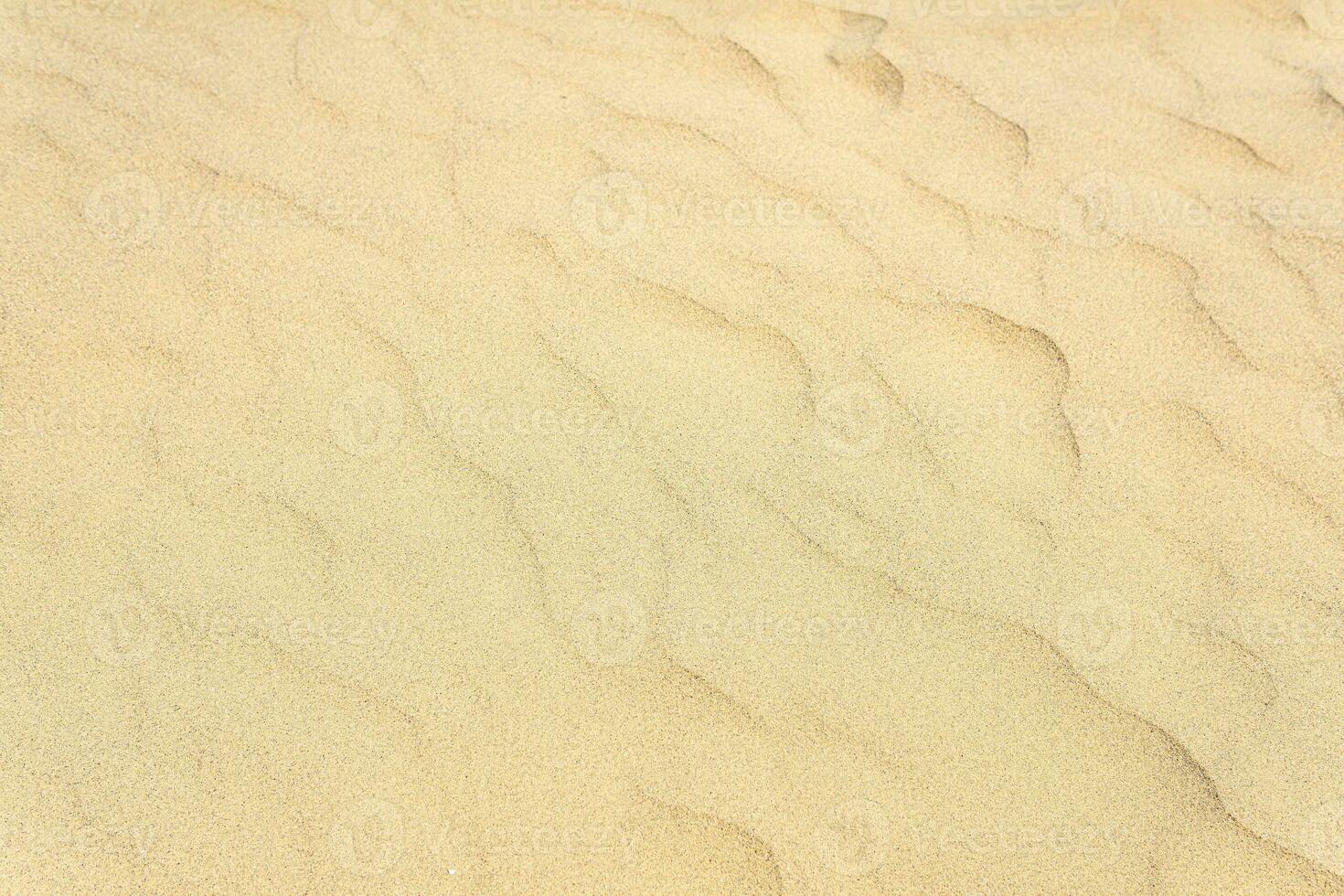 natural background, sandy desert surface with wind ripples photo