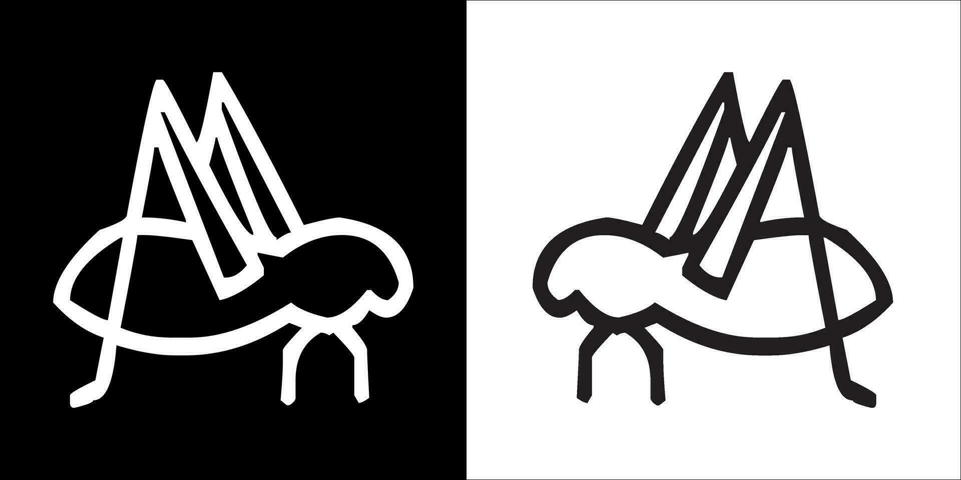 Illustration vector graphics of insect icon